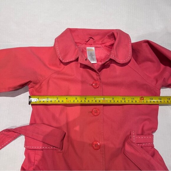 Gymboree Girls trench coat Jacket Size Medium ( 8-10 years old) - Picture 9 of 11